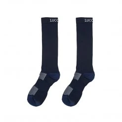 Lucchese-inc Socks Multi-Blend :: Navy