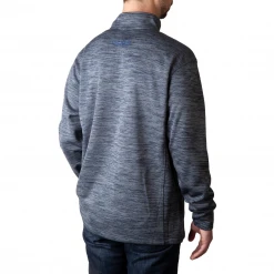 Lucchese-inc Mirrored L Quarter Zip :: Navy APPAREL