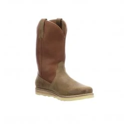 Lucchesse-inc Suede Pull On Range Boot :: Olive Boots