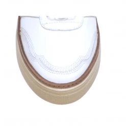 Lucchesse-inc SHOES Double L Lace Up Sneakers :: White