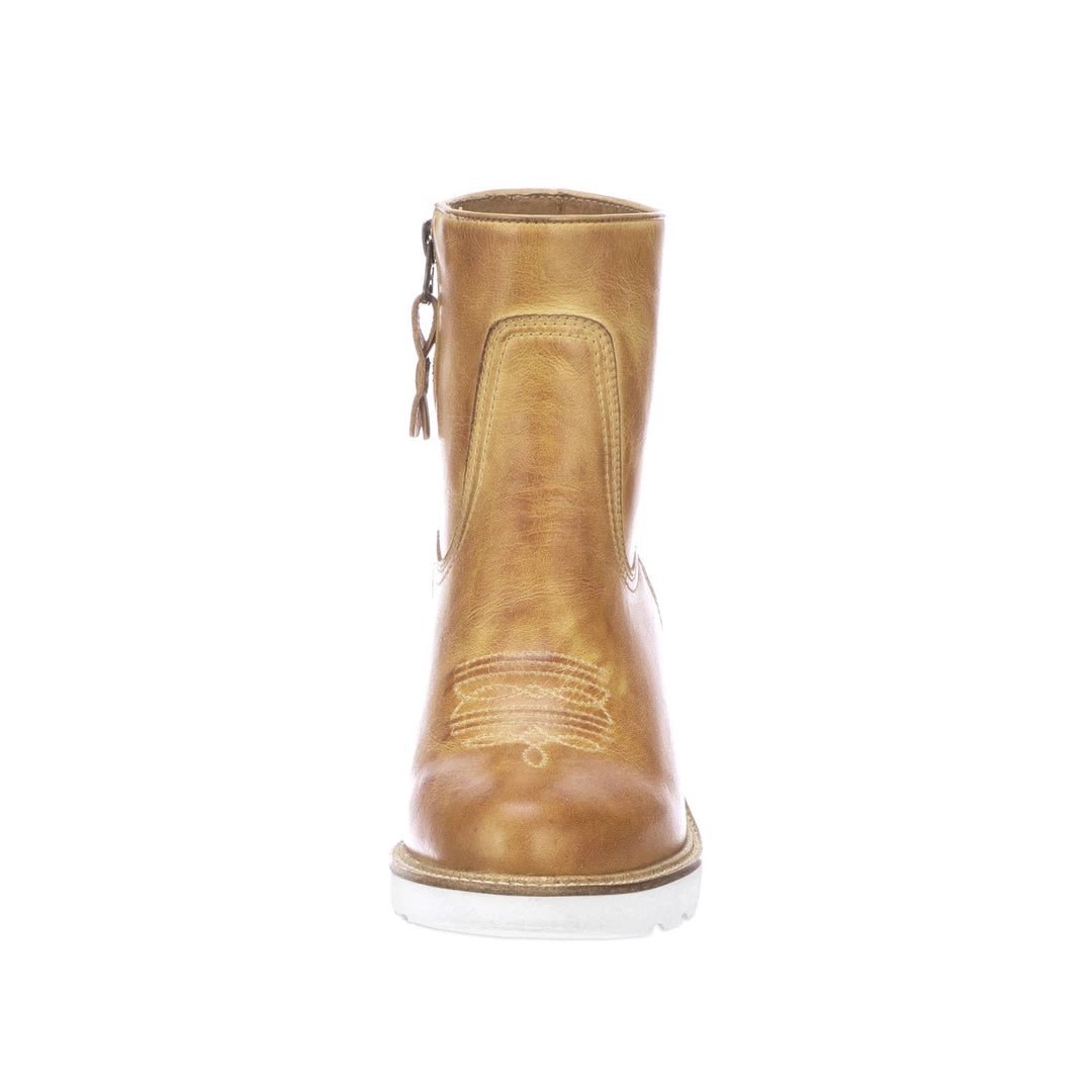 Lucchese-inc Music City Wedge Bootie :: Tan Lucchese-inc Music City Wedge Bootie :: Tan