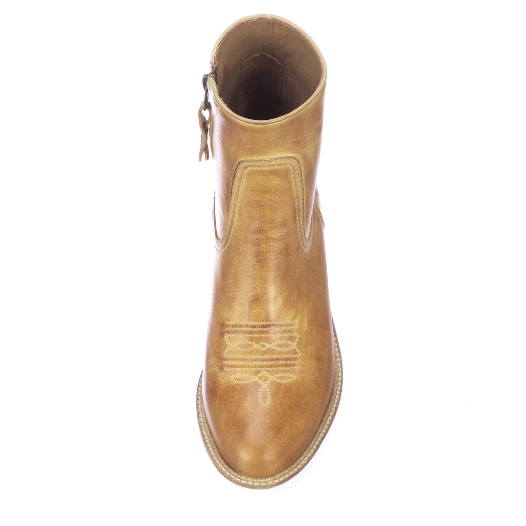 Lucchese-inc Music City Wedge Bootie :: Tan Lucchese-inc Music City Wedge Bootie :: Tan