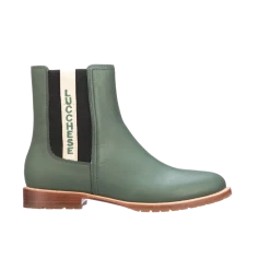 Lucchese-inc All-Weather Ladies Garden Boot :: Military Green + Black