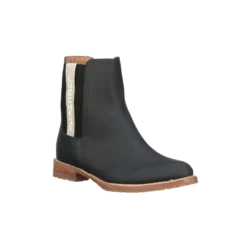 Lucchese-inc All-Weather Ladies Garden Boot :: Navy + Black BOOTS