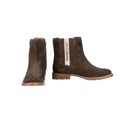 Lucchesse-inc Suede Garden Boot :: Brown