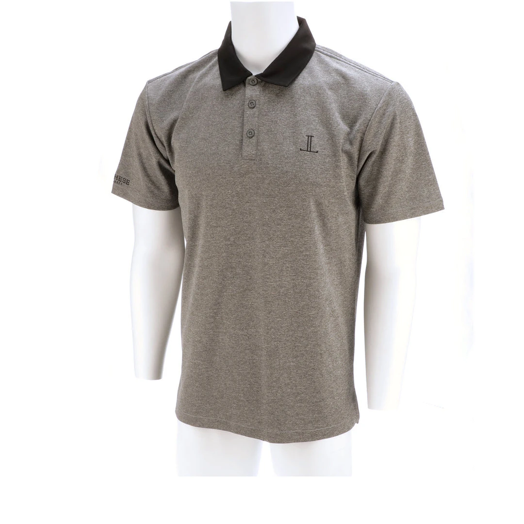 Lucchese-inc Mirrored L Polo :: Heather Charcoal Lucchese-inc Mirrored L Polo :: Heather Charcoal