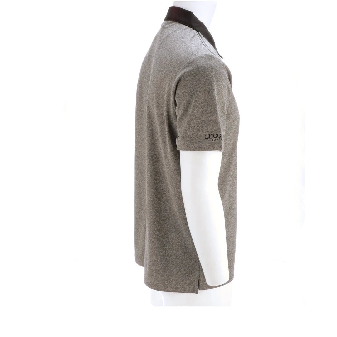 Lucchese-inc Mirrored L Polo :: Heather Charcoal Lucchese-inc Mirrored L Polo :: Heather Charcoal