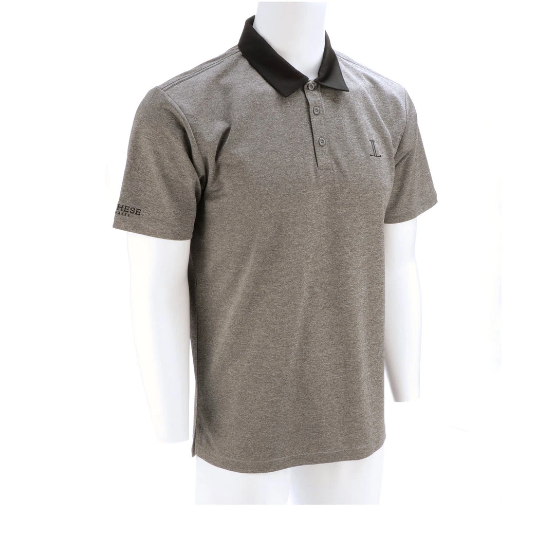 Lucchese-inc Mirrored L Polo :: Heather Charcoal Lucchese-inc Mirrored L Polo :: Heather Charcoal