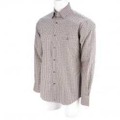 Lucchese-inc San Antonio :: White/Blue/Brown Small Check