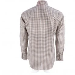 Lucchese-inc San Antonio :: White/Blue/Brown Small Check