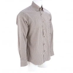 Lucchese-inc San Antonio :: White/Blue/Brown Small Check