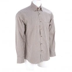 Lucchese-inc San Antonio :: White/Blue/Brown Small Check