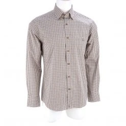 Lucchese-inc San Antonio :: White/Blue/Brown Small Check