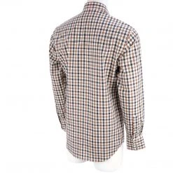 Lucchese-inc APPAREL El Paso :: White/Blue/Brown Large Check