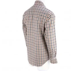 Lucchese-inc APPAREL El Paso :: White/Blue/Brown Large Check