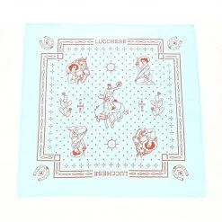 Lucchese-inc Western Bandana :: Sky Blue Other Accessories