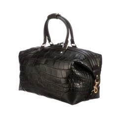 Lucchese-inc Giant Gator Duffel - Small :: Black Duffels