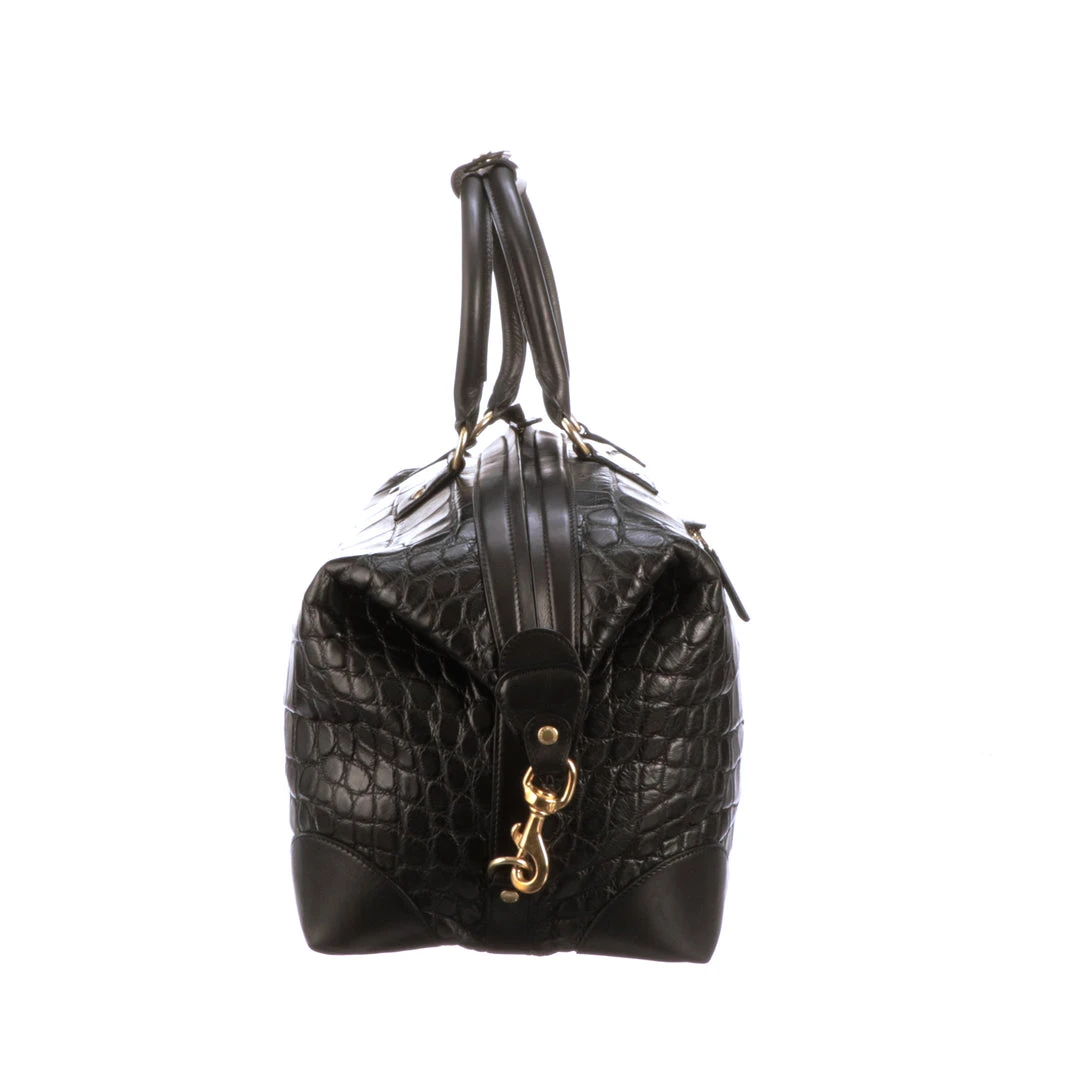 Lucchese-inc Giant Gator Duffel - Small :: Black Duffels Lucchese-inc Giant Gator Duffel - Small :: Black Duffels