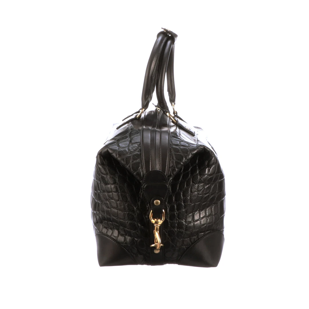 Lucchese-inc Giant Gator Duffel - Small :: Black Duffels Lucchese-inc Giant Gator Duffel - Small :: Black Duffels