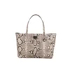 Lucchese-inc Python Tote :: Black/White Handbags