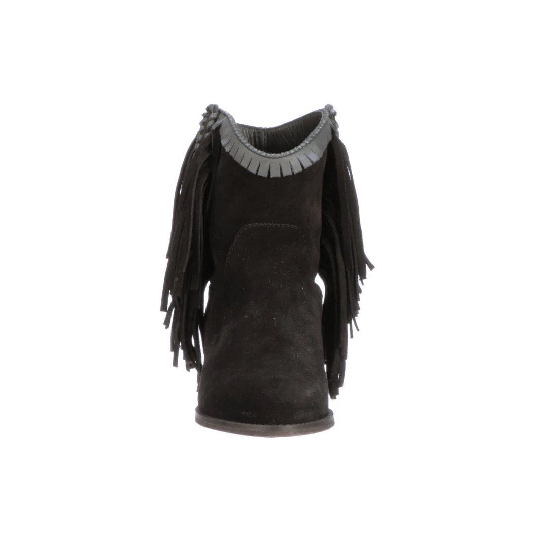 Lucchesse-inc Martina Fringe :: Black BOOTS Lucchesse-inc Martina Fringe :: Black BOOTS