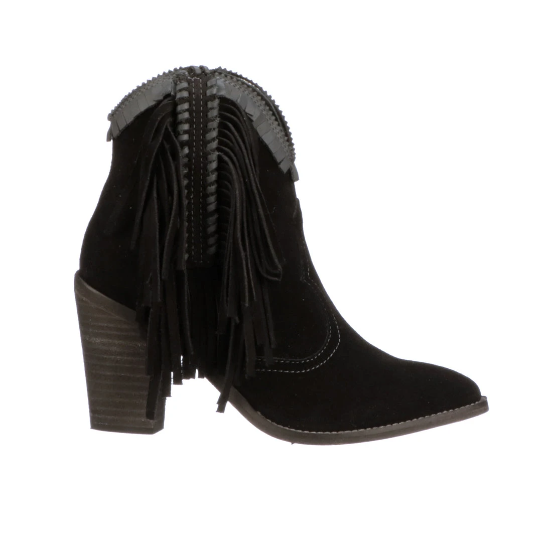 Lucchesse-inc BOOTS Sofia Fringe :: Black Lucchesse-inc BOOTS Sofia Fringe :: Black