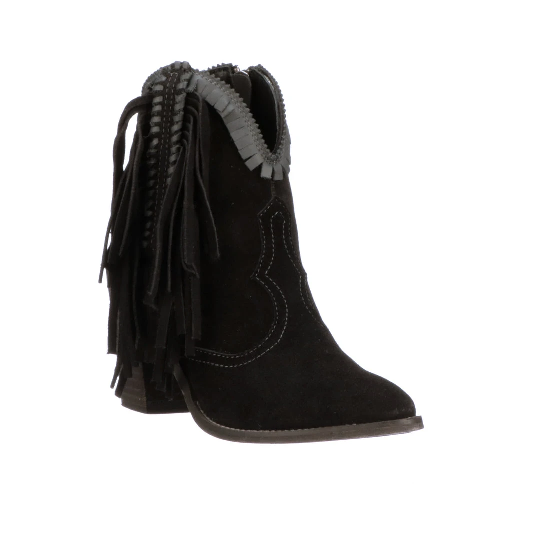 Lucchesse-inc BOOTS Sofia Fringe :: Black Lucchesse-inc BOOTS Sofia Fringe :: Black