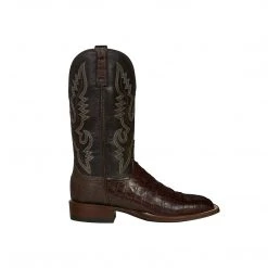 Lucchese-inc Trent :: Barrel Brown + Dark Brown Boots