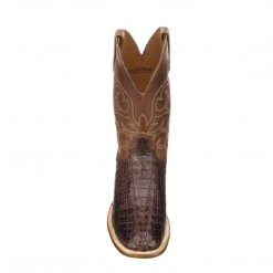Lucchese-inc Haan :: Barrel Brown + Chocolate Boots