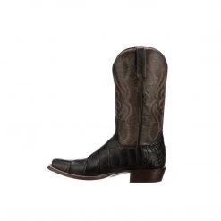 Lucchese-inc Roy :: Black + Anthracite Grey