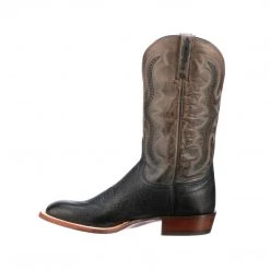 Lucchesse-inc Cecil Exotic :: Navy Boots