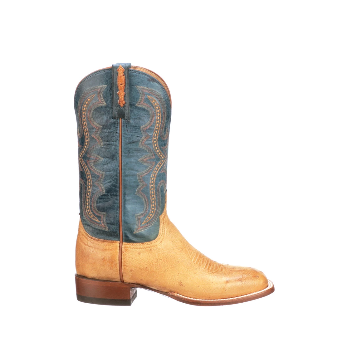 Lucchesse-inc Boots Cecil Exotic :: Saddle Lucchesse-inc Boots Cecil Exotic :: Saddle