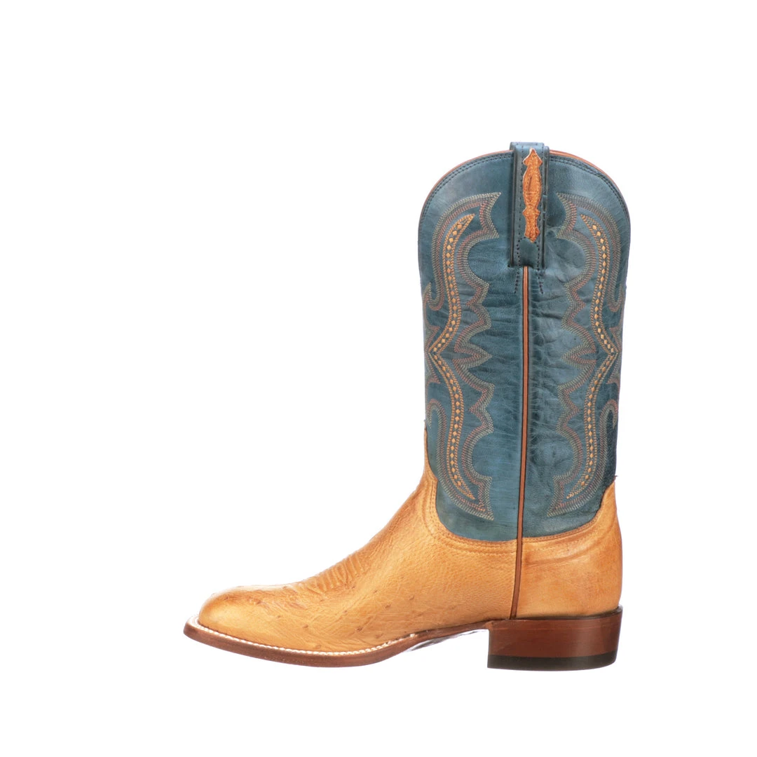 Lucchesse-inc Boots Cecil Exotic :: Saddle Lucchesse-inc Boots Cecil Exotic :: Saddle