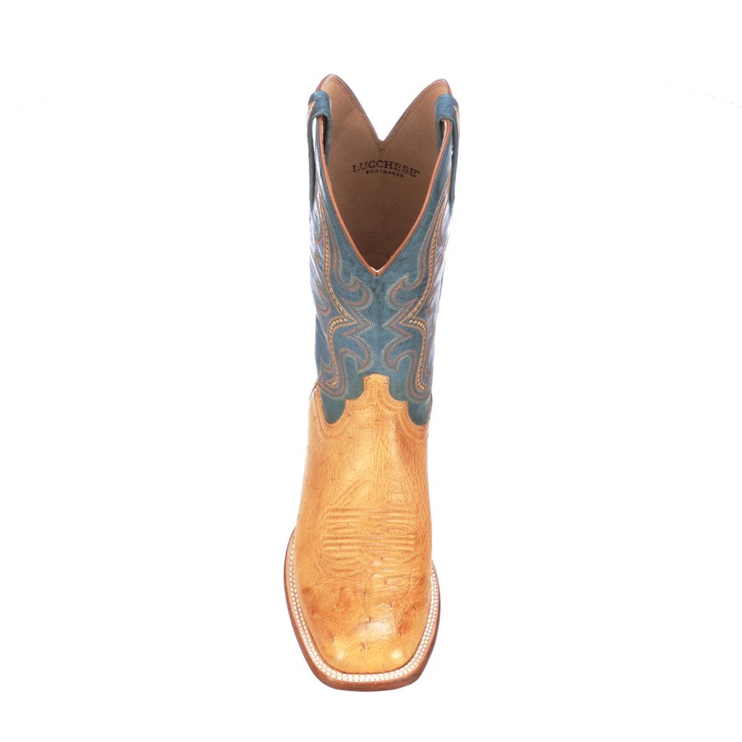 Lucchesse-inc Boots Cecil Exotic :: Saddle Lucchesse-inc Boots Cecil Exotic :: Saddle