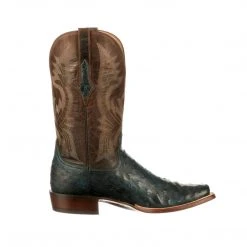 Lucchese-inc Cliff :: Navy + Chocolate