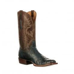 Lucchese-inc Cliff :: Navy + Chocolate