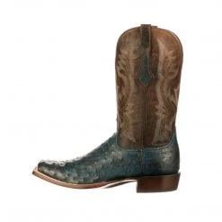 Lucchese-inc Cliff :: Navy + Chocolate