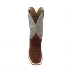Lucchese-inc Boots Levi :: Rust + Sky Blue