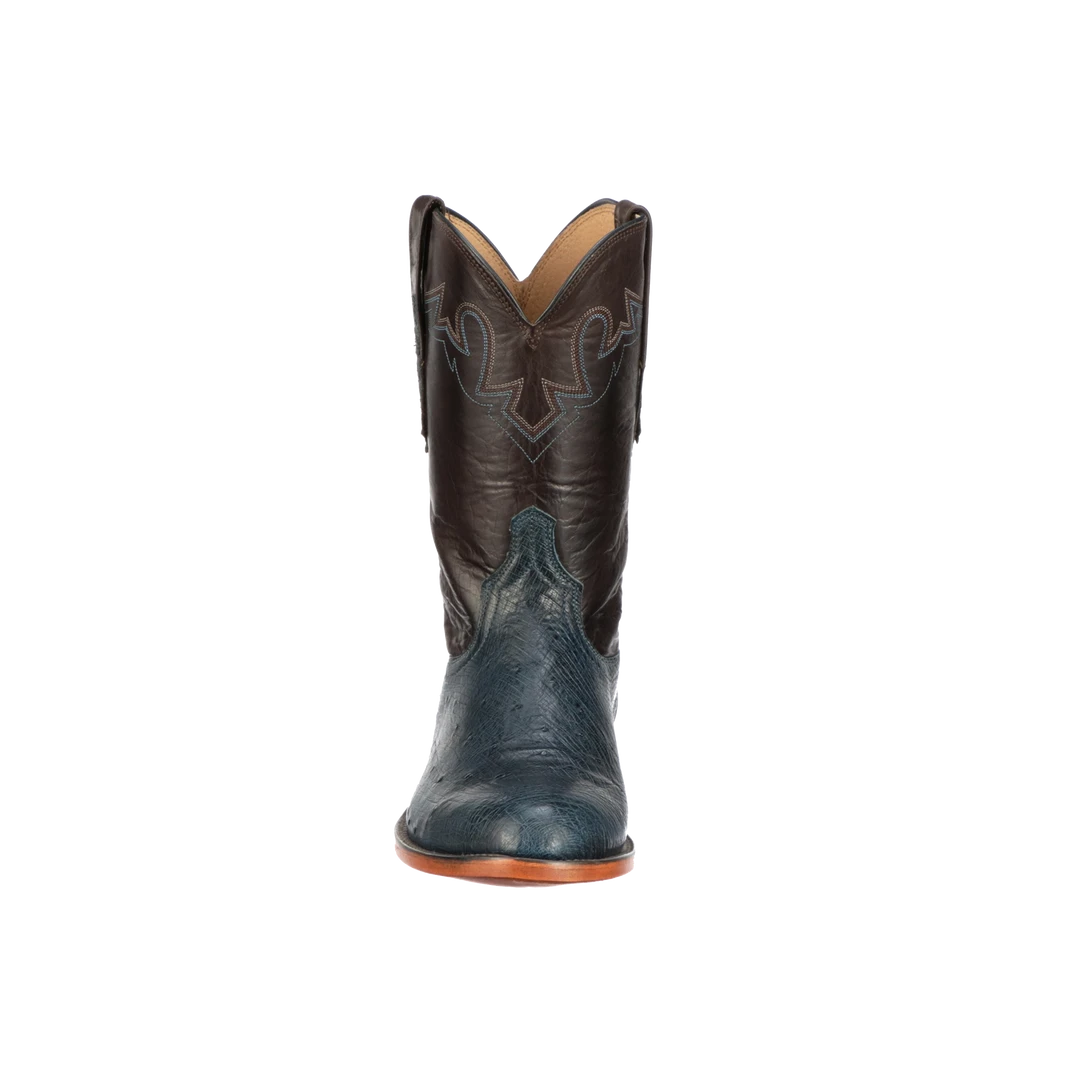 Lucchesse-inc Sunset Exotic :: Navy Boots Lucchesse-inc Sunset Exotic :: Navy Boots