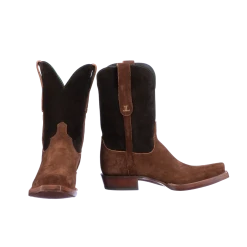 Lucchesse-inc Stead :: Chocolate + Olive Boots