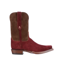 Lucchesse-inc Boots Stead :: Red + Chocolate