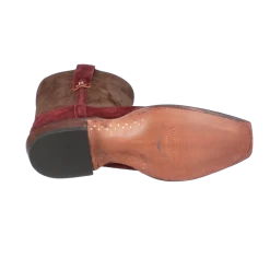 Best Pirce π Lucchesse-inc π₯Ύ Boots Stead :: Red + Chocolate π 5 Lucchesse-inc Boots Stead :: Red + Chocolate