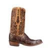 Lucchesse-inc Boots RAM Men's Tooled Western Boot :: Antique Chocolate