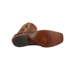 Lucchesse-inc Boots RAM Men's Tooled Western Boot :: Antique Chocolate