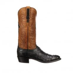 Lucchese-inc Men Randall :: Black + Cognac