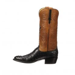 Lucchese-inc Men Randall :: Black + Cognac