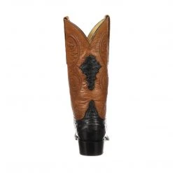 Lucchese-inc Men Randall :: Black + Cognac