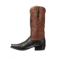 Lucchese-inc Men Randall :: Black + Cognac