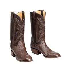 Lucchese-inc Hugh :: Sienna + Dark Brown Boots