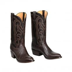 Lucchese-inc Kip :: Cigar + Dark Brown